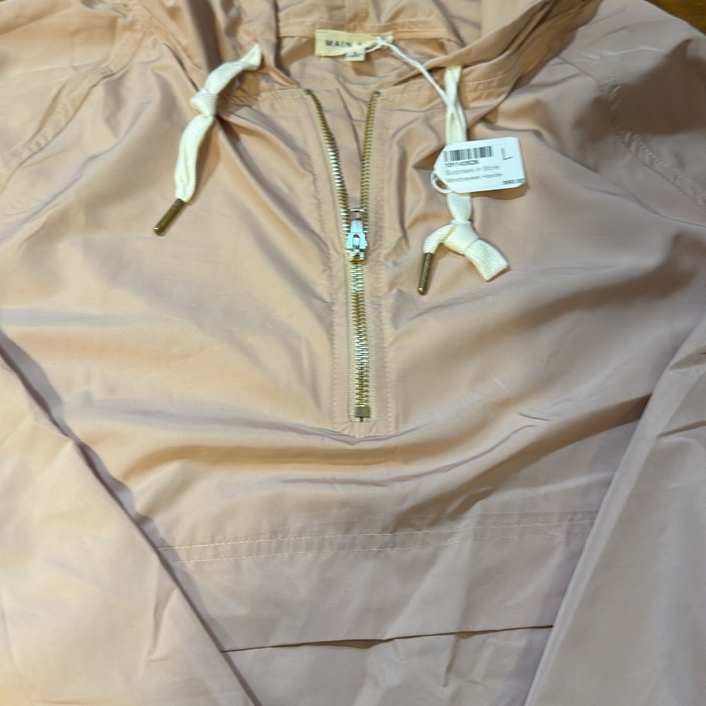 Pink Hooded Windbreaker by Main Strip - Picture 3 of 7